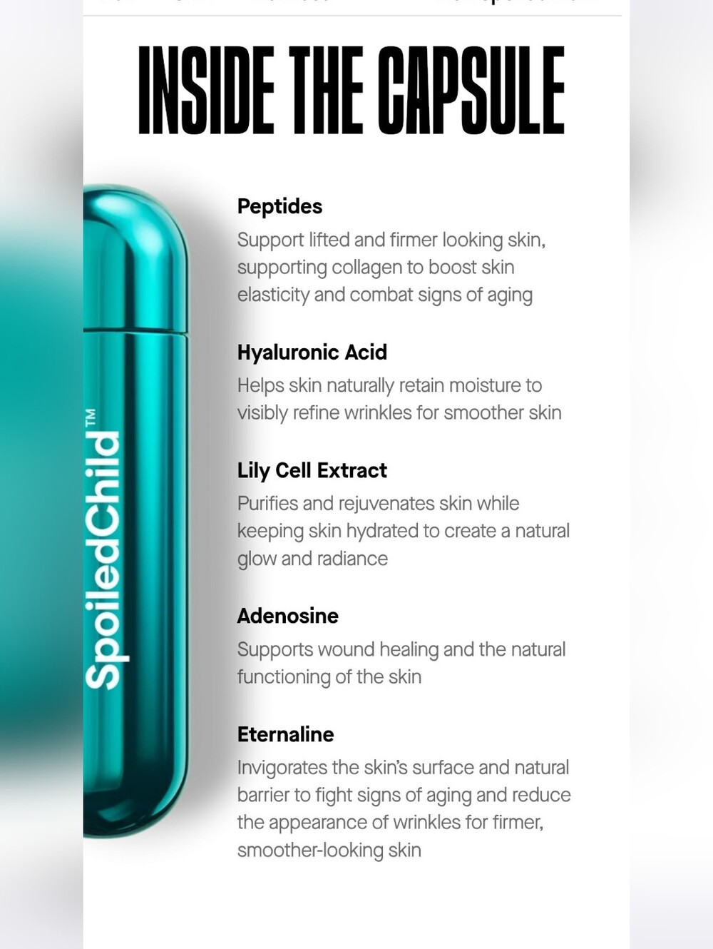 NWT S33 SpoiledChild 1oz Anti-aging Collagen Burst Serum